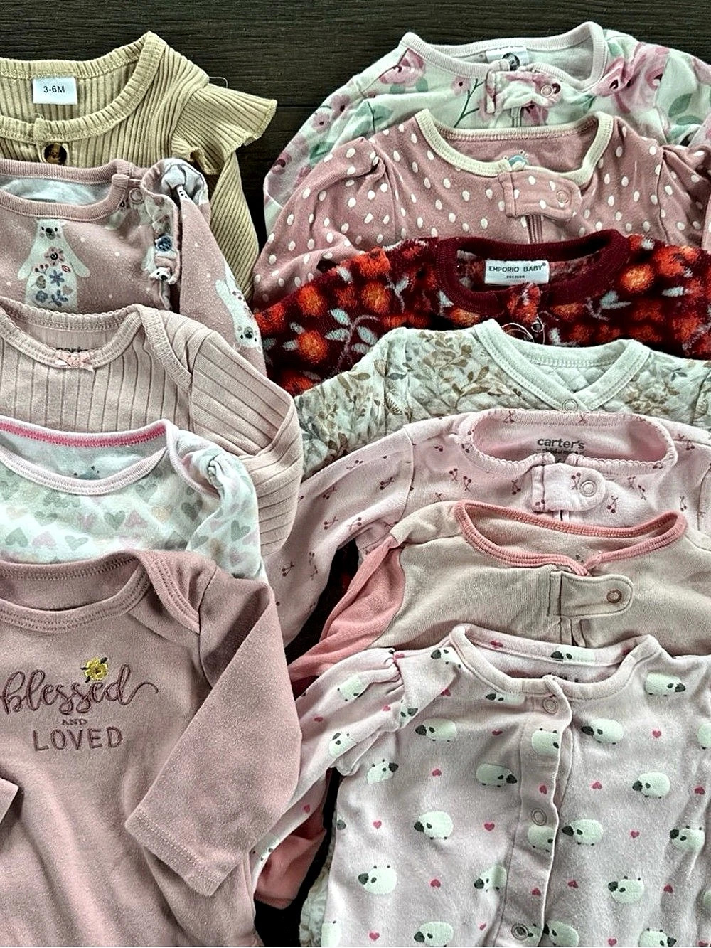 Long sleeve 12 piece baby bundle